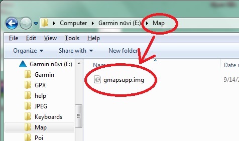 Garmin gmapsupp Datei